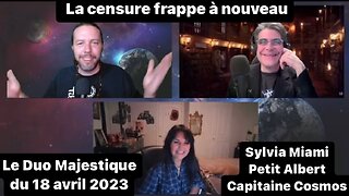 La censure frappe à nouveau - Le Duo Majestique du 18 avril 2023 extrait avec Sylvia Miami