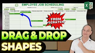 How To Master Drag & Drop Shapes In Excel VBA From Scratch