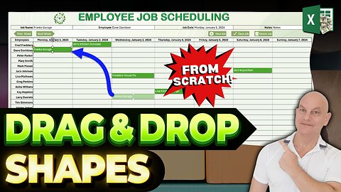 How To Master Drag & Drop Shapes In Excel VBA From Scratch