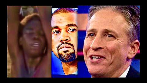 Kunta Kanye West Sells His Soul To Synagogue Of Satan As John Stewart Declares War On White People