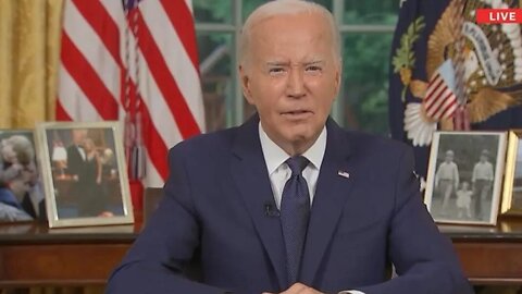 President Joe Biden didn't explain why he dropped out of 2024 presidential race