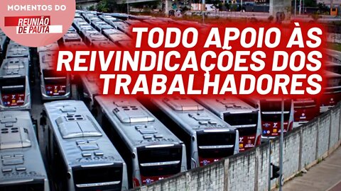 Motoristas e cobradores de ônibus em São Paulo fazem greve | Momentos do Reunião de Pauta