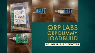 QRP Labs 50 ohm 20w QRP dummy load kit build