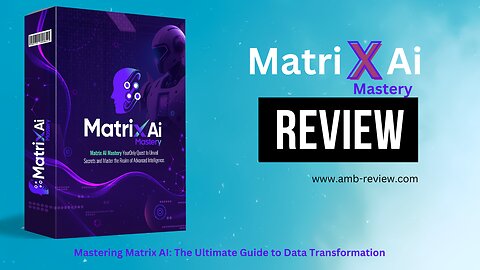Mastering Matrix AI Demo Video: The Ultimate Guide to Data Transformation