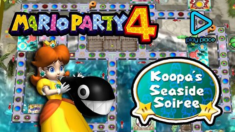 Mario Party 4 - Game Cube / Koopa's Seaside Soirre