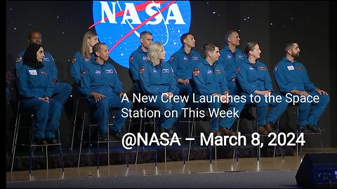 New Crew Launches to the Space Station on This Week @NASA – March 8, 2024