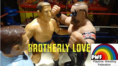 Barbarian vs Bruno Sammartino - LJN WWF WWE XOX Playtime Wrestling Federation - (PWF)