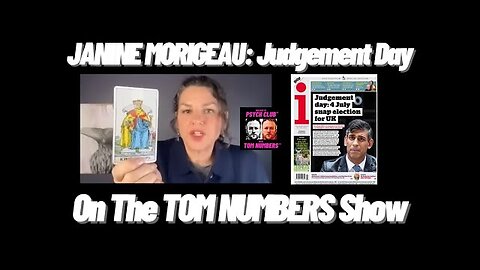 JANINE MORIGEAU : Judgement Day - On The TOM NUMBERS Show…