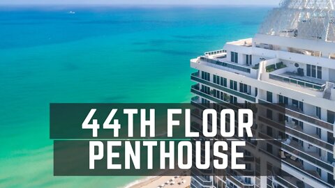 44th Floor Miami Beach Living at Blue & Green Diamond