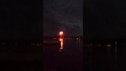Fireworks Newton Lake Pennsylvania