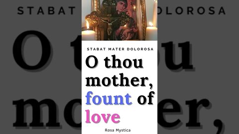 O thou mother fount of love #shorts #shortsfeed