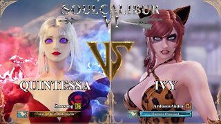 Quintessa (Âmesang) VS Ivy (ArduousAudra) (SoulCalibur™ VI: Online)
