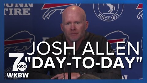 Sean McDermott: 'Josh is day-to-day'