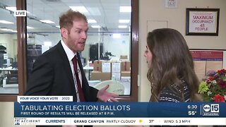 Maricopa County Recorder Stephen Richer gives first update on election day