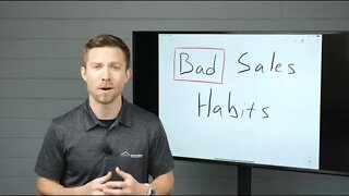 The WORST Sales Habits | How to Spot & Stop These!