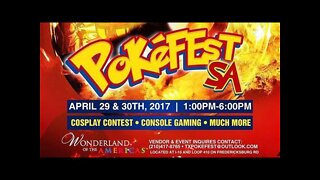 San Antonio PokeFest April 29-30 2017 Wonderland of the Americas Mall Pokemon