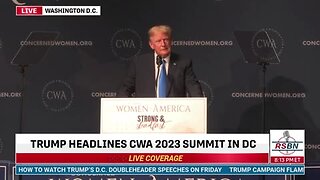 Donald Trump Full Speech at Concerned Women of America - September 15, 2023