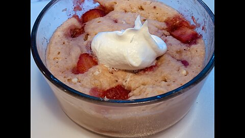 1 Minute Microwave Mug Cake