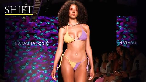 NATASHA TONIC Swimwear 2023 / Fashion and Swimwear Show / Swim Week in Miami 4K