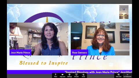 Guest Artist Rose Gennaro on "Inspired Blessings with Jean Marie Prince"