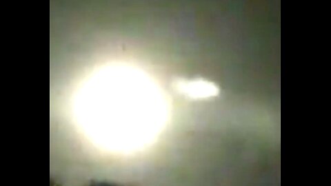 UFO near Moon in Oklahoma Footage