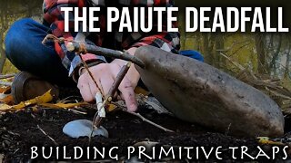 The Paiute Deadfall | Building Primitive Traps | TJack Survival