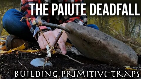 The Paiute Deadfall | Building Primitive Traps | TJack Survival