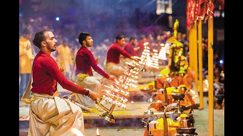 India's varansi ganga arti is world famous. India most populated country