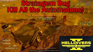 Helldivers 2- Helldive Difficulty- Automatons- Victory!- Stratagem Bug, Annihilation Mission
