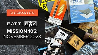 Don't Chop Your Leg Off! - Unboxing Battlbox Mission 105 - Pro Plus - November 2023