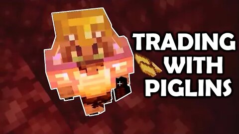 PIGLIN TRADE | In the Nether w/ Nothing (Part 16) Minecraft SPLITSCREEN 2Player Nintendo Switch