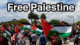 VLOG: PRO-PALESTINE PROTEST OUTSIDE THE ISRAELI CONSULATE IN LOS ANGELES, CA | FREE PALESTINE