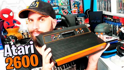 Atari 2600 com frente de madeira! A coleção só aumenta!