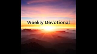 Devotional: October 12, 2023