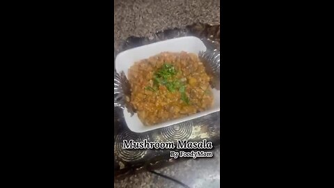 Mushroom Masala home made