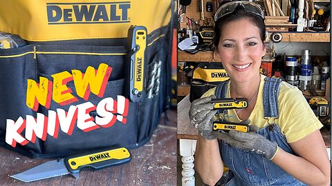 New DeWalt Push and Flip Utility and Pocket Knives