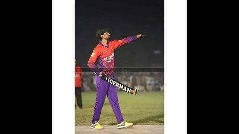 Tapeball cricket batting by Waqar jut