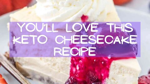 Keto Cheesecake Recipe That is EASY To Make ((Low Carb Sugar-Free Cheesecake)