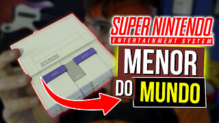 COMPREI um SUPER NINTENDO Classic Edition com 23 JOGOS