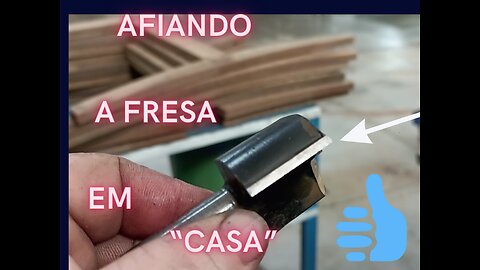 SERÁ que AFIAR fresa no ESMERIL da CERTO?