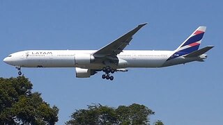 [SBEG Spotting]Boeing 777-300ER PT-MUI na final antes de pousar em Manaus vindo de Guarulhos