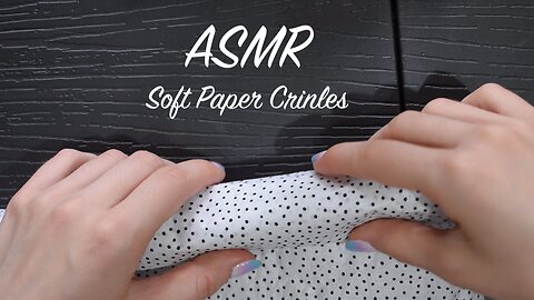 ASMR Soft Paper Crinkles | Tissue Paper | (No Talking)