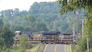 CSX I138 Intermodal Train from Creston, Ohio August 17, 2022