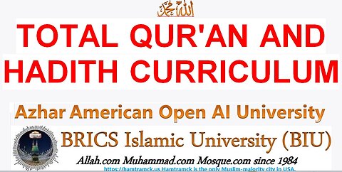 The Total Qur'an & Hadith Curriculum