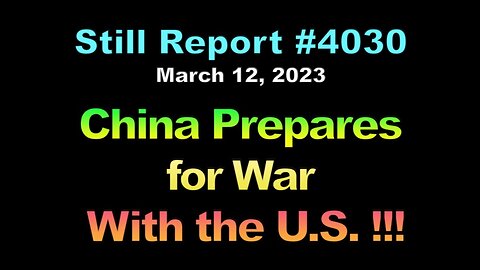 China Prepares for War With U.S. !!!, 4030