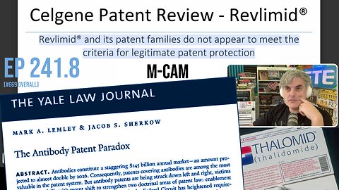 Juno / Celgene - Antibody Patent Paradox addendum #1 (thalidomide variants for gene silencing)