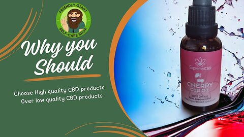 Why the quality of CBD products matter to your health and wellbeing