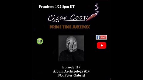 Prime Time Jukebox Episode 119: Album Archaeology #14 – I/O, Peter Gabriel