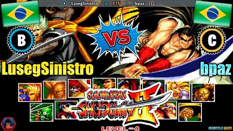 Samurai Shodown II (LusegSinistro Vs. bpaz) [Brazil Vs. Brazil]