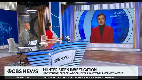 CBS: Feds Subpoenaed Hunter Biden's Paternity & Tax Docs